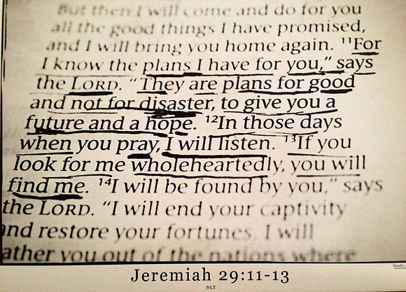 Jeremiah 29 11-13