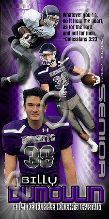 Billy Dumoulin-Football Captain PROOF