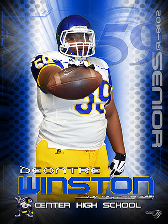Deontre Winston senior19 football banner